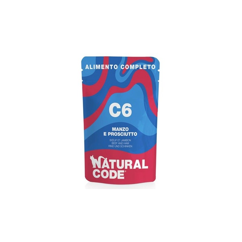 NATURAL CODE BUSTA GR. 70 MANZO E PROSCIUTTO -C6-  