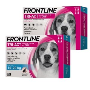 FRONTLINE TRI-ACT CANI 10-20 KG 6 PIPETTE **acquisto minimo 2 confezioni*prezzo riferito alla singola confezione* **spedizione g