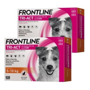 FRONTLINE TRI-ACT CANI 5-10 KG 6 PIPETTE **acquisto minimo 2 confezioni*prezzo riferito alla singola confezione***spedizione gra