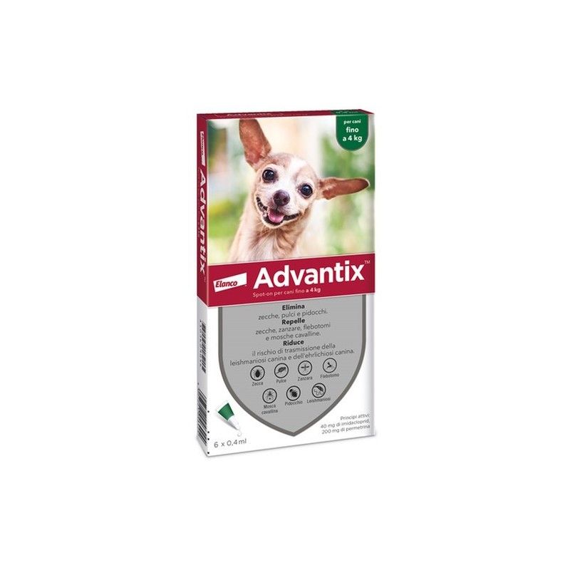 ADVANTIX 0-4 KG 6 PIPETTE