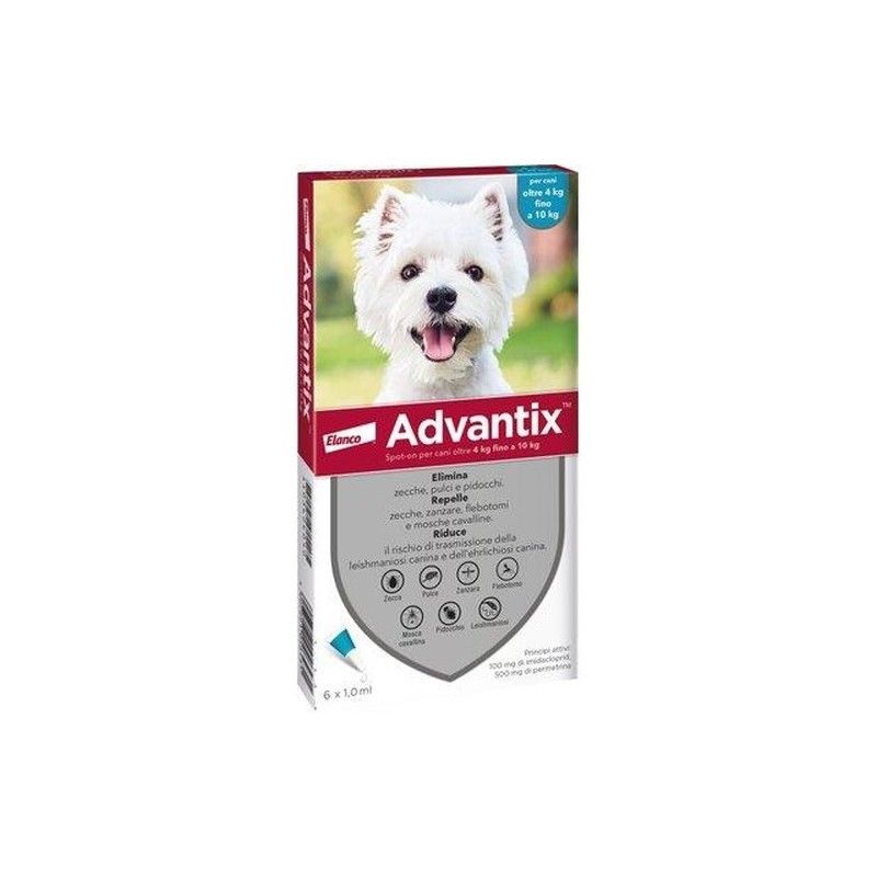 ADVANTIX 4-10 KG 6 PIPETTE