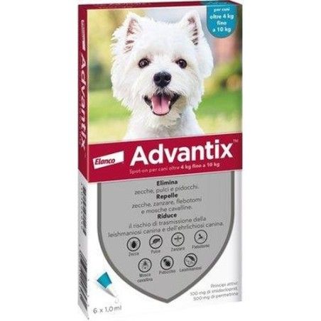 ADVANTIX 4-10 KG 6 PIPETTE