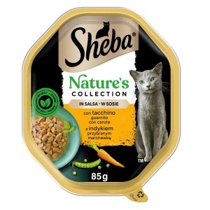 SHEBA VASCHETTA GR. 85 Nature's Collection TACCHINO CAROTE