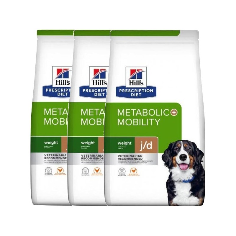 HILL'S METABOLIC + MOBILITY.CANE 12 KG *acquisto minimo 3 sacchi*prezzo riferito alla singola confezione*