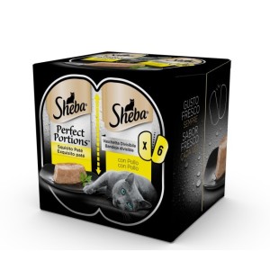 SHEBA PERFECT PORTIONS PATÉ POLLO 3X2X37,5G