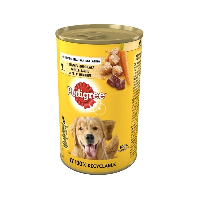 PEDIGREE LATTINA GR.400 STRACCETTI gelatina POLLO