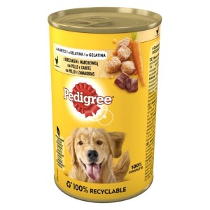 PEDIGREE LATTINA GR.400 STRACCETTI gelatina POLLO