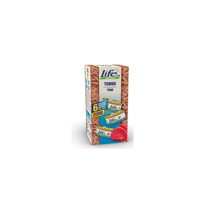 LIFE CAT MULTIPACK 6X50GR TONNO