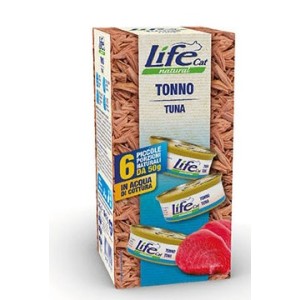 LIFE CAT MULTIPACK 6X50GR TONNO