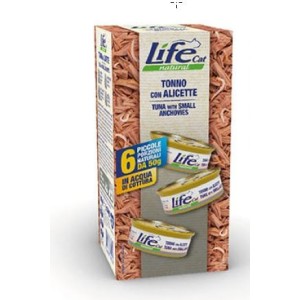 LIFE CAT MULTIPACK 6X50GR TONNO ALICETTE