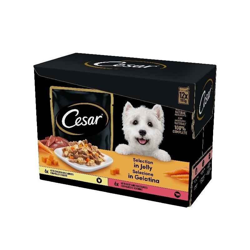 CESAR BUSTA 100GR X12 IN GELATINA
