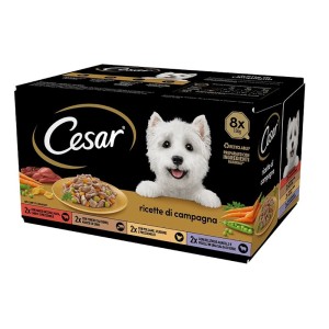 CESAR VASCHETTA multipack 8X150GR RICETTE CAMPAGNA