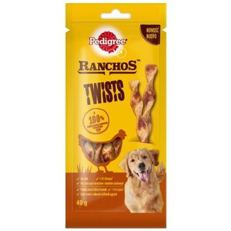 PEDIGREE RANCHOS TWISTS 40GR