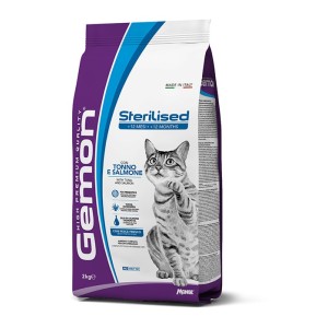 GEMON CAT ADULT STERILIZZATO TONNO SALMONE 7KG**acquisto minimo 2 sacchi*prezzo riferito alla singola confezione*