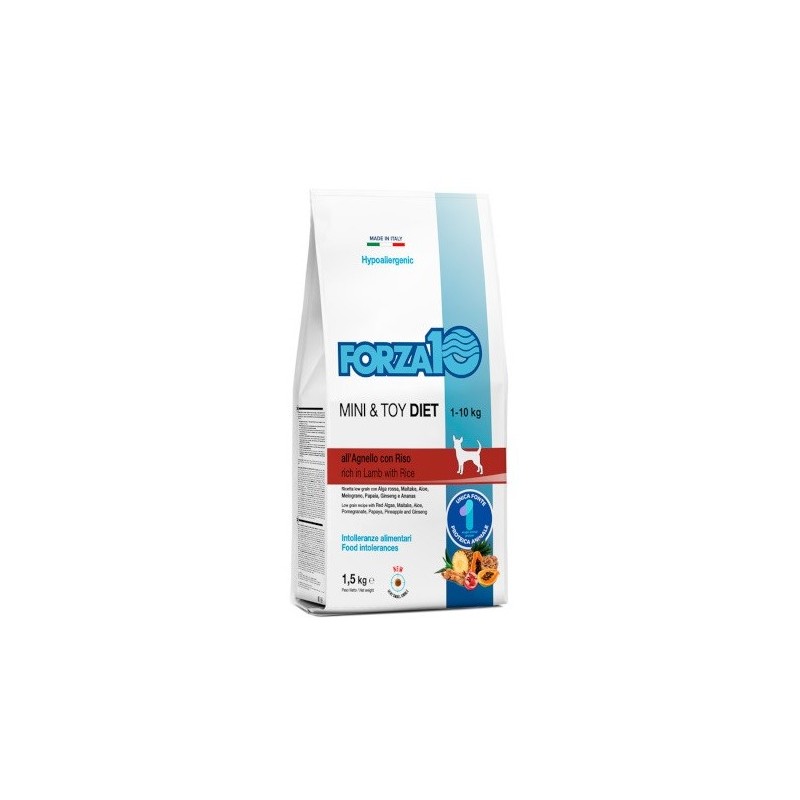 FORZA 10 SECCO CANE MINI&TOY DIET AL CONIGLIO CON RISO 1.5KG