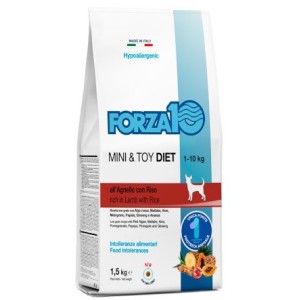 FORZA 10 SECCO CANE MINI&TOY DIET AL CONIGLIO CON RISO 1.5KG
