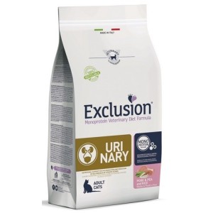 EXCLUSION CAT URINARY PORK PEA AND RICE KG 1,5 