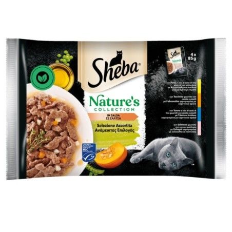 SHEBA NATURE'S BUSTA X4 SELEZIONE ASSORTITA SALSA