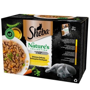 SHEBA NATURE'S BUSTA X12 SELEZIONE DELICATA GELATINA