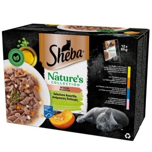 SHEBA NATURE'S BUSTA X12 SELEZIONE ASSORTITA SALSA