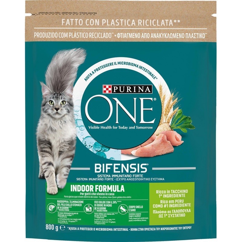 PURINA ONE INDOOR TACCHINO GR 800 
