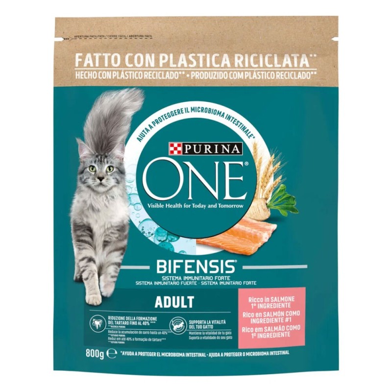 PURINA ONE STERILIZZATO SALMONE GR 800