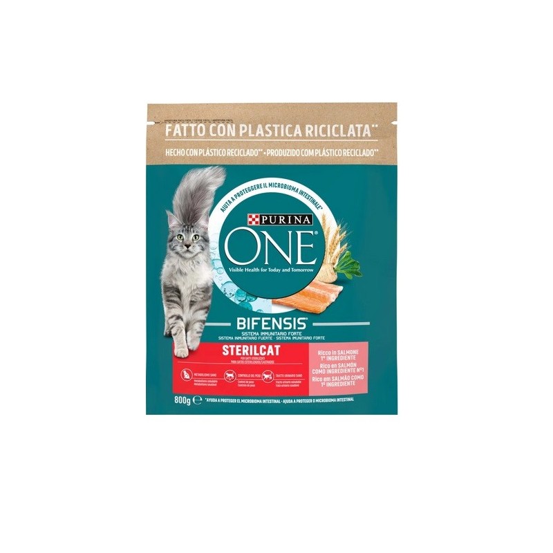 PURINA ONE STERILIZZATO SALMONE KG 1,5