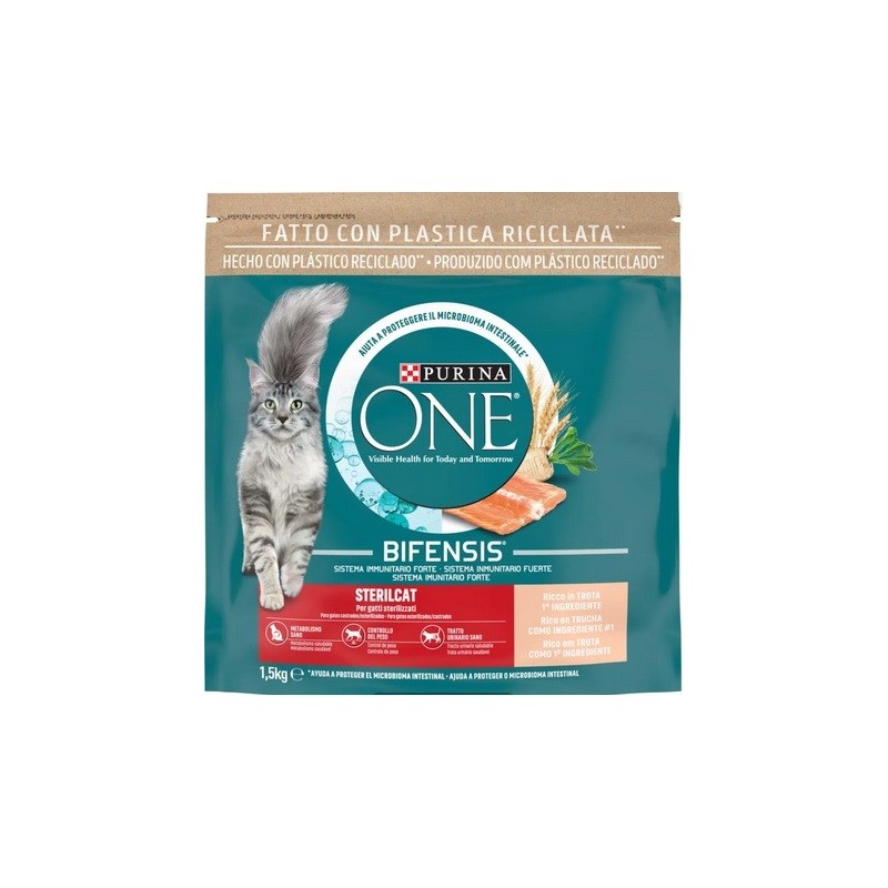 PURINA ONE STERILIZZATO TROTA KG 1,5