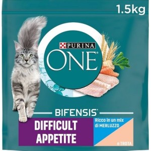 PURINA ONE APPETITO DIFFICILE MERLUZZO TROTA KG 1,5