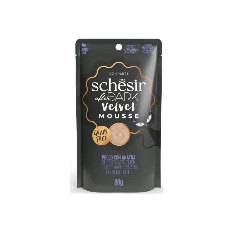 SCHESIR AFTER DARK BUSTA GR 80 MOUSSE POLLO ANATRA 