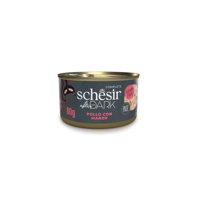 SCHESIR AFTER DARK LATTINA GR 80 PATE POLLO CON MANZO 