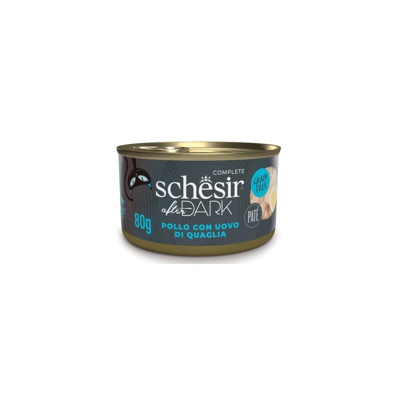 SCHESIR AFTER DARK LATTINA GR 80 PATE POLLO CON UOVA DI QUAGLIA