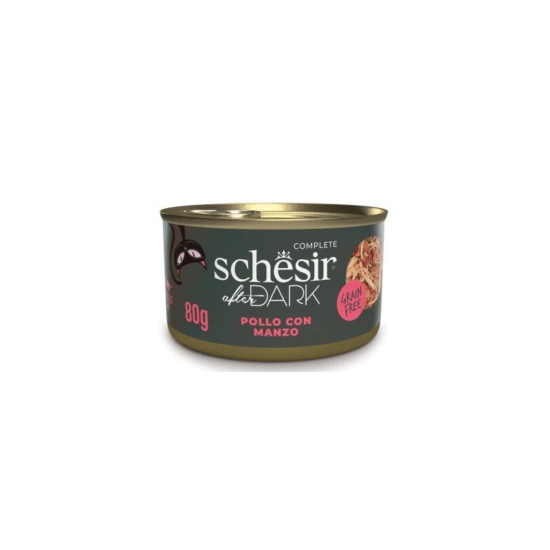 SCHESIR AFTER DARK LATTINA GR 80 FILETTI POLLO MANZO