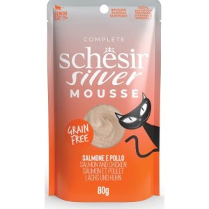 SCHESIR SILVER BUSTA GR 80 SALMONE E POLLO