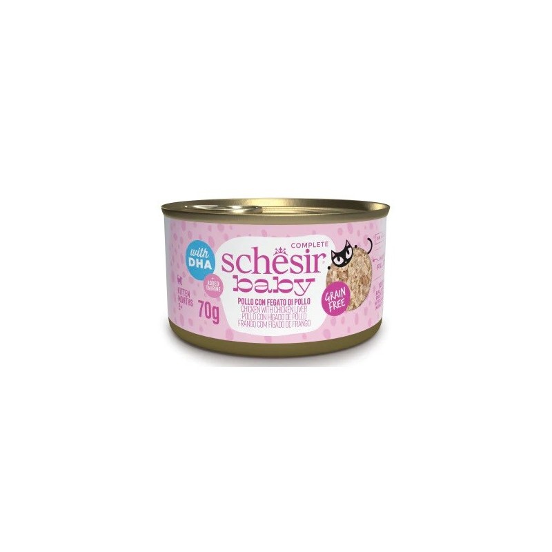 SCHESIR BABY GR 70 POLLO CON FEGATO DI POLLO 