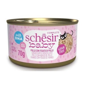 SCHESIR BABY GR 70 POLLO CON FEGATO DI POLLO 