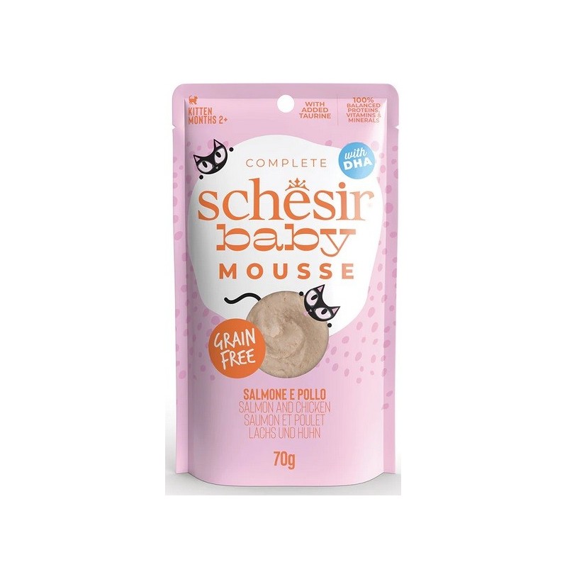 SCHESIR BABY BUSTA GR 70 SALMONE E POLLO