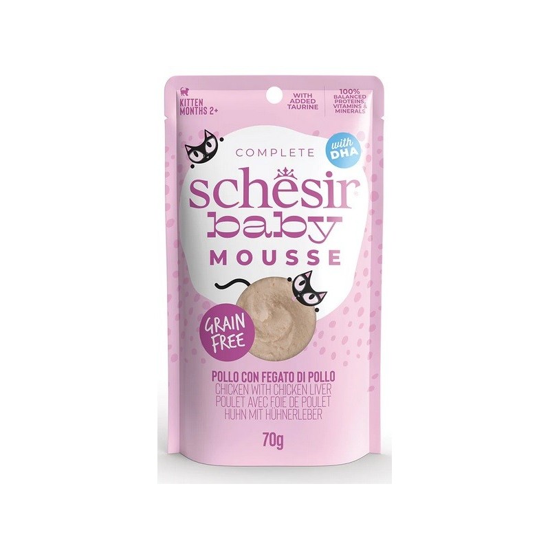 SCHESIR BABY BUSTA GR 70 MOUSSE POLLO FEGATO