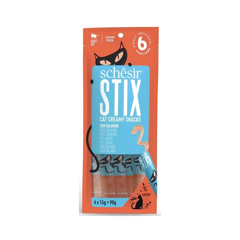 SCHESIR STIX SALMONE 6X15 GR