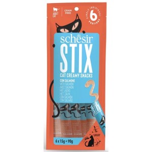 SCHESIR STIX SALMONE 6X15 GR