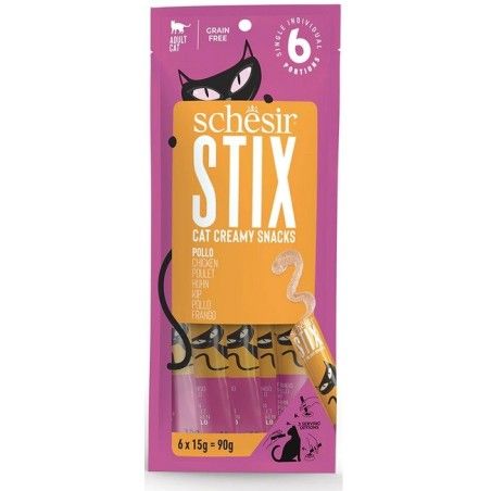 SCHESIR STIX POLLO 6X15 GR