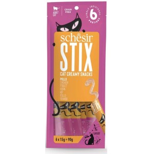 SCHESIR STIX POLLO 6X15 GR