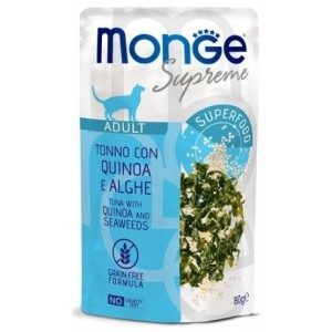 MONGE SUPREME BUSTA GR.80 ADULT TONNO QUINOA ALGHE