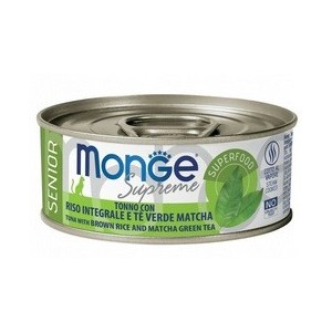 MONGE SUPREME LATTINA GR.80 SENIOR TONNO RISO E THE VERDE