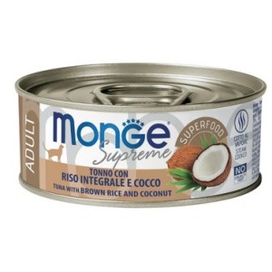 MONGE SUPREME LATTINA GR.80 ADULT TONNO RISO COCCO
