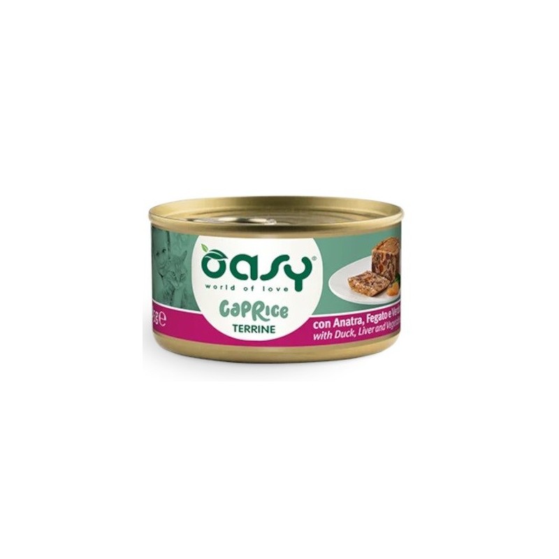 OASY CAPRICE TERRINE GR.85 ANATRA FEGATO E VERDURE
