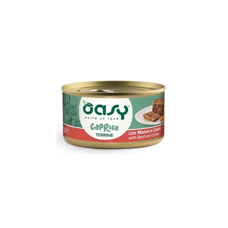 OASY CAPRICE TERRINE GR.85 MANZO CAROTE