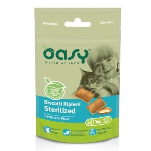 OASY BISCOTTI RIPIENI GATTO GR.60 STERILIZZATO