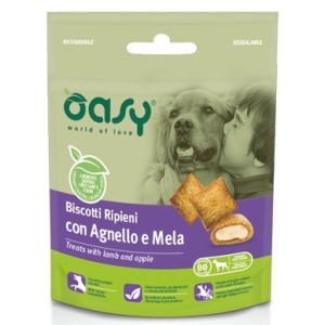 OASY DOG BISCOTTI RIPIENI GR.70 AGNELLO E MELA