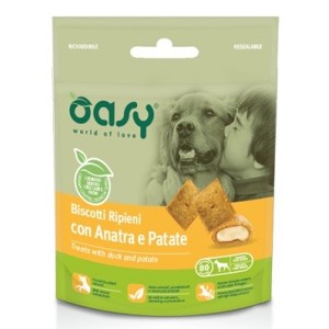 OASY DOG BISCOTTI RIPIENI GR.80 ANATRA PATATE